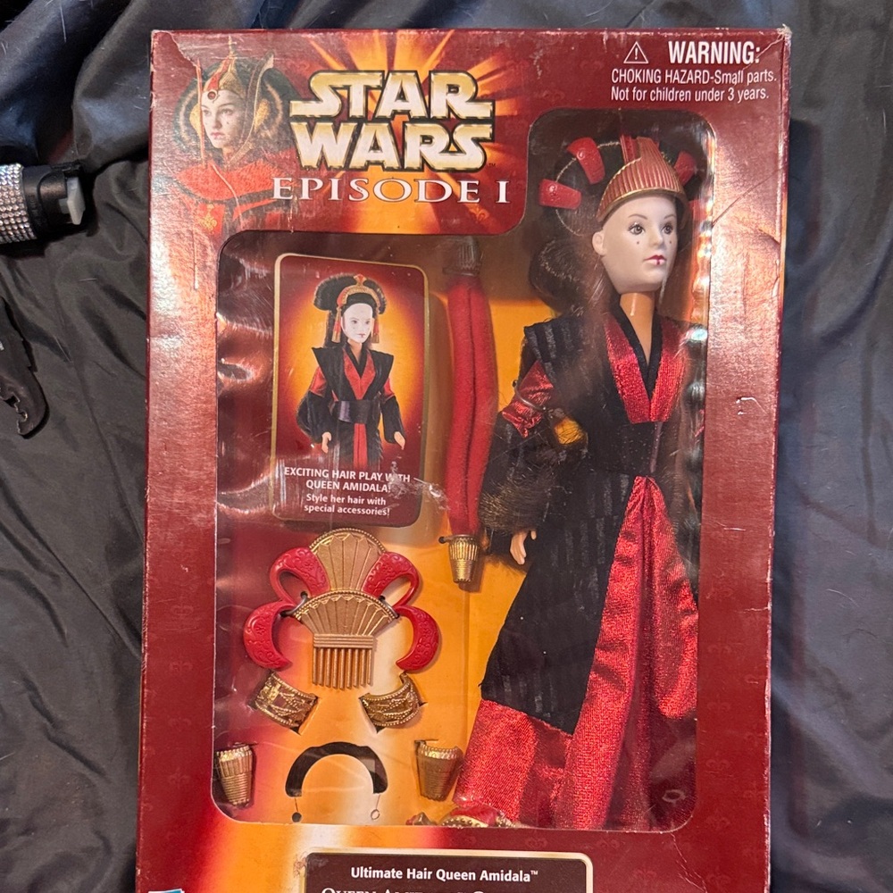 Star Wars Episode I Queen Amidala Doll - Red and Black
